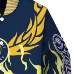 custom milwaukee brewers winged blaze navy blue white varsity jacket best selling