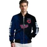 custom minnesota twins hexagon mesh navy black bomber jacket best selling