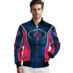 custom minnesota twins power plate navy bomber jacket best selling