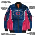 custom minnesota twins power plate navy bomber jacket best selling