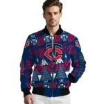 custom minnesota twins pyramid shapes navy bomber jacket best selling