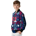 custom minnesota twins pyramid shapes navy bomber jacket best selling