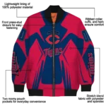 custom minnesota twins spider mark navy bomber jacket best selling