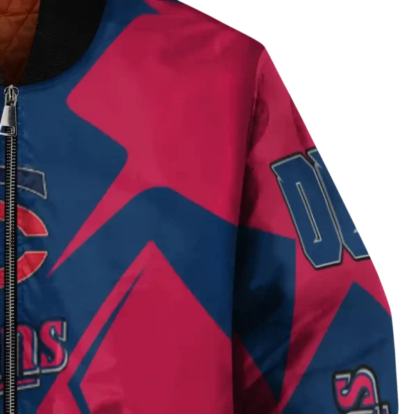 custom minnesota twins spider mark navy bomber jacket premium grade
