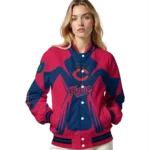 custom minnesota twins spider mark navy varsity jacket best selling