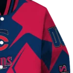 custom minnesota twins spider mark navy varsity jacket best selling