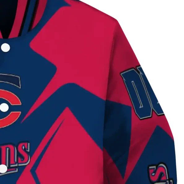 custom minnesota twins spider mark navy varsity jacket premium grade