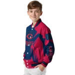 custom minnesota twins spider mark navy varsity jacket best selling