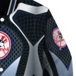 custom new york yankees mesh chest black varsity jacket best selling