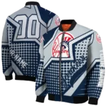 custom new york yankees star burst navy bomber jacket best selling