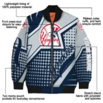 custom new york yankees star burst navy bomber jacket best selling