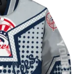 custom new york yankees star burst navy varsity jacket best selling