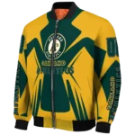 custom oakland athletics spider mark green yellow crocs bomber jacket best selling