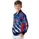 custom philadelphia phillies chevron angles blue bomber jacket best selling