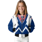 custom philadelphia phillies v stripes blue white bomber jacket best selling