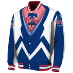 custom philadelphia phillies v stripes blue white varsity jacket best selling