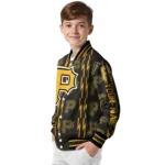 custom pittsburgh pirates bolt stripe black varsity jacket best selling