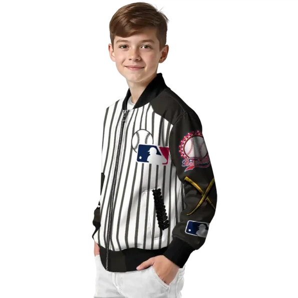 custom pittsburgh pirates eagle baseball black white bomber jacket trendy