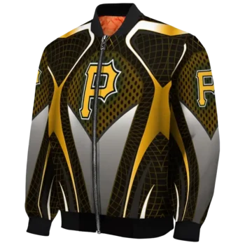 custom pittsburgh pirates mesh chest yellow crocs black bomber jacket best selling