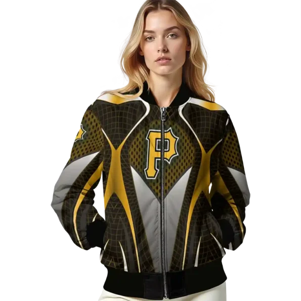 custom pittsburgh pirates mesh chest yellow crocs black bomber jacket latest model