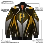 custom pittsburgh pirates mesh chest yellow crocs black bomber jacket best selling