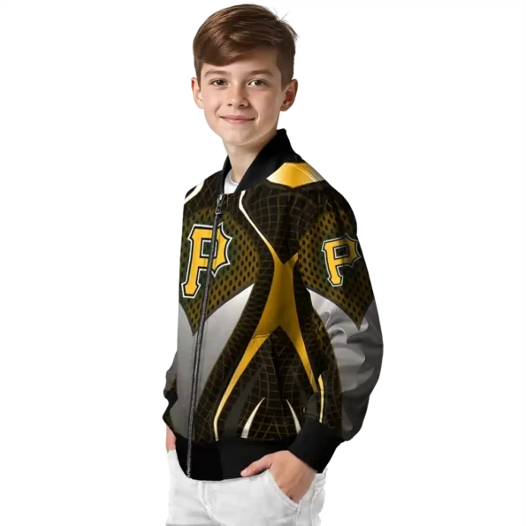 custom pittsburgh pirates mesh chest yellow crocs black bomber jacket trendy