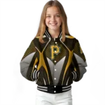 custom pittsburgh pirates mesh chest yellow crocs black varsity jacket best selling