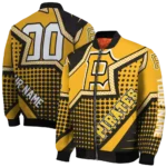 custom pittsburgh pirates star burst black bomber jacket best selling
