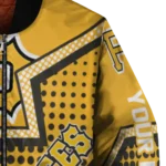 custom pittsburgh pirates star burst black bomber jacket best selling