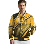 custom pittsburgh pirates star burst black varsity jacket best selling