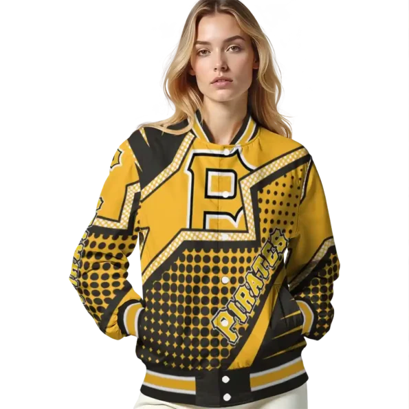 custom pittsburgh pirates star burst black varsity jacket latest model