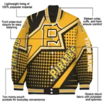 custom pittsburgh pirates star burst black varsity jacket best selling