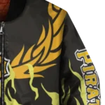 custom pittsburgh pirates winged blaze black white bomber jacket best selling