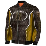 custom san diego padres power plate brown bomber jacket best selling