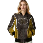 custom san diego padres power plate brown bomber jacket best selling