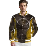 custom san diego padres power plate brown varsity jacket best selling