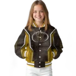 custom san diego padres power plate brown varsity jacket best selling