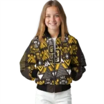 custom san diego padres pyramid shapes brown bomber jacket best selling