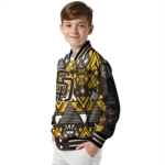 custom san diego padres pyramid shapes brown varsity jacket best selling