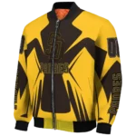 custom san diego padres spider mark brown gold crocs bomber jacket best selling