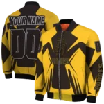 custom san diego padres spider mark brown gold crocs bomber jacket best selling