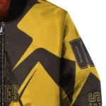 custom san diego padres spider mark brown gold crocs bomber jacket best selling