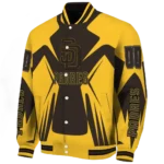 custom san diego padres spider mark brown gold crocs varsity jacket best selling