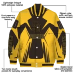 custom san diego padres spider mark brown gold crocs varsity jacket best selling