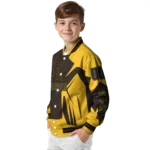 custom san diego padres spider mark brown gold crocs varsity jacket best selling