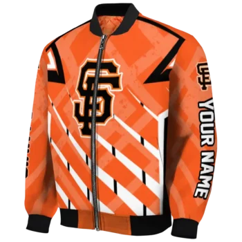 custom san francisco giants chevron angles orange bomber jacket best selling