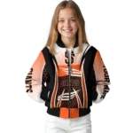custom san francisco giants mesh effect orange black bomber jacket best selling