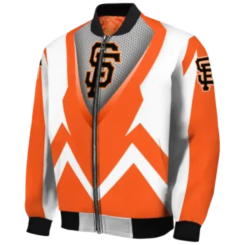 custom san francisco giants v stripes orange white bomber jacket best selling