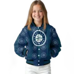 custom seattle mariners bolt stripe navy blue varsity jacket best selling
