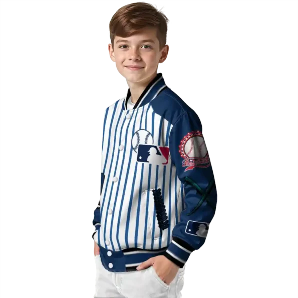 custom seattle mariners eagle baseball navy blue white varsity jacket trendy